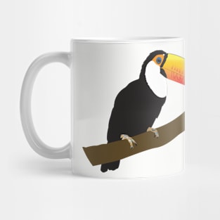 Toucan Bird On Branch Digital Art | Melanie Jensen Illustrations Mug